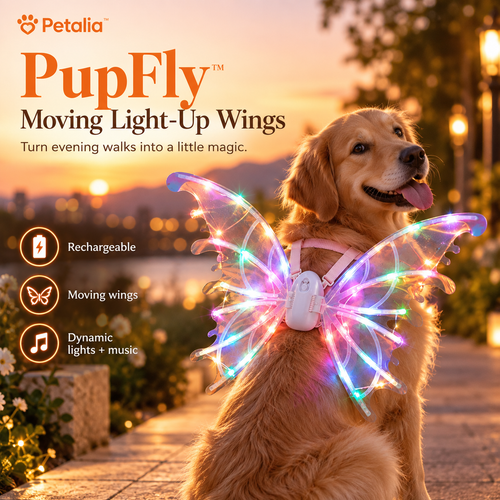Petalia PupFly™ Moving Light-Up Wings
