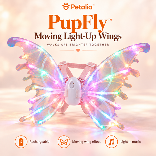 Petalia PupFly™ Moving Light-Up Wings