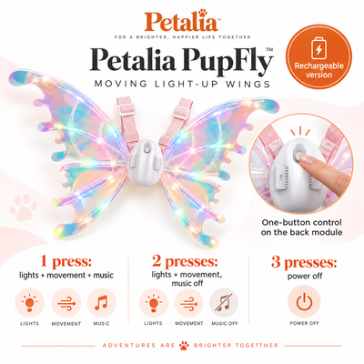Petalia PupFly™ Moving Light-Up Wings