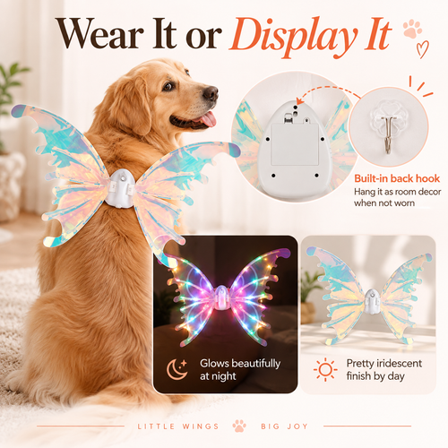 Petalia PupFly™ Moving Light-Up Wings