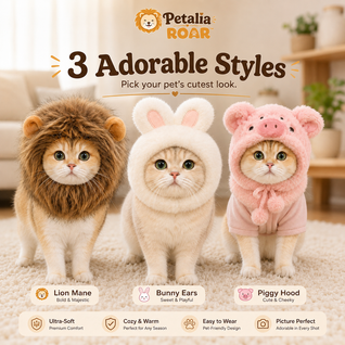 Petalia ROAR™ Small Pet Animal Hat!
