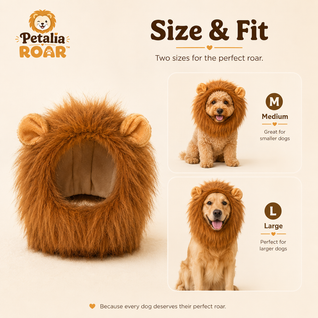 Petalia Dog ROAR™ Lion Mane Hat