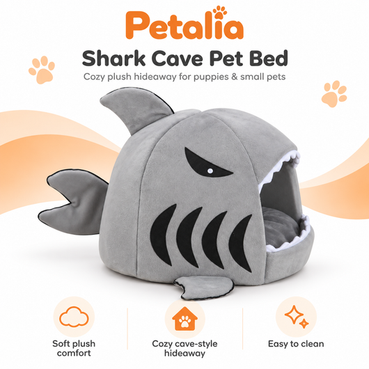 Petalia JAWS™ Shark Cave Bed