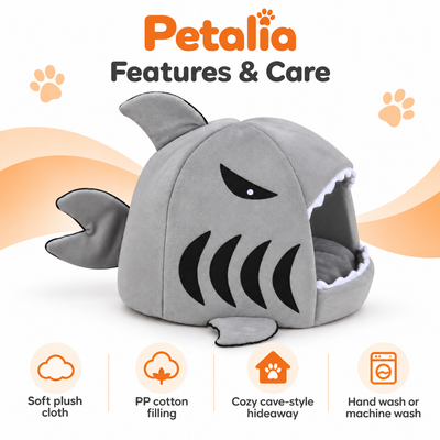 Petalia JAWS™ Shark Cave Bed