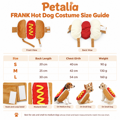 Petalia FRANK™ Hot Dog Costume