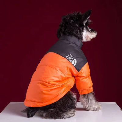 Thickened and warm puppy windproof charge dog face cat autumn and winter cotton clothes special cold-proof clothes pet down cotton clothes